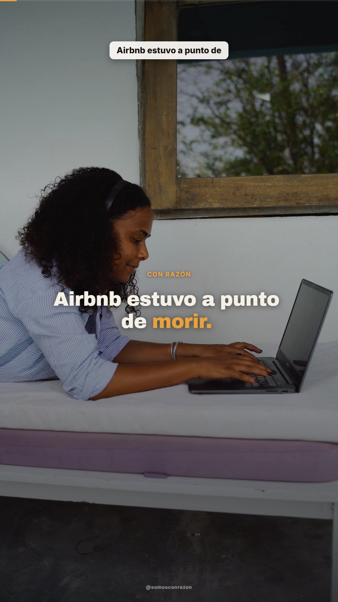 Trabajando en un portátil