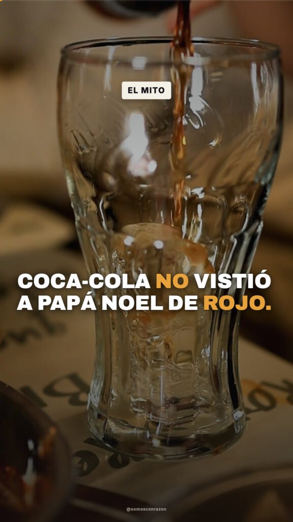 Coca-Cola no vistió a Papá Noel de rojo
