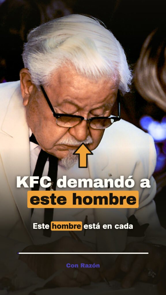 KFC llevó a juicio al hombre de su propio logo
