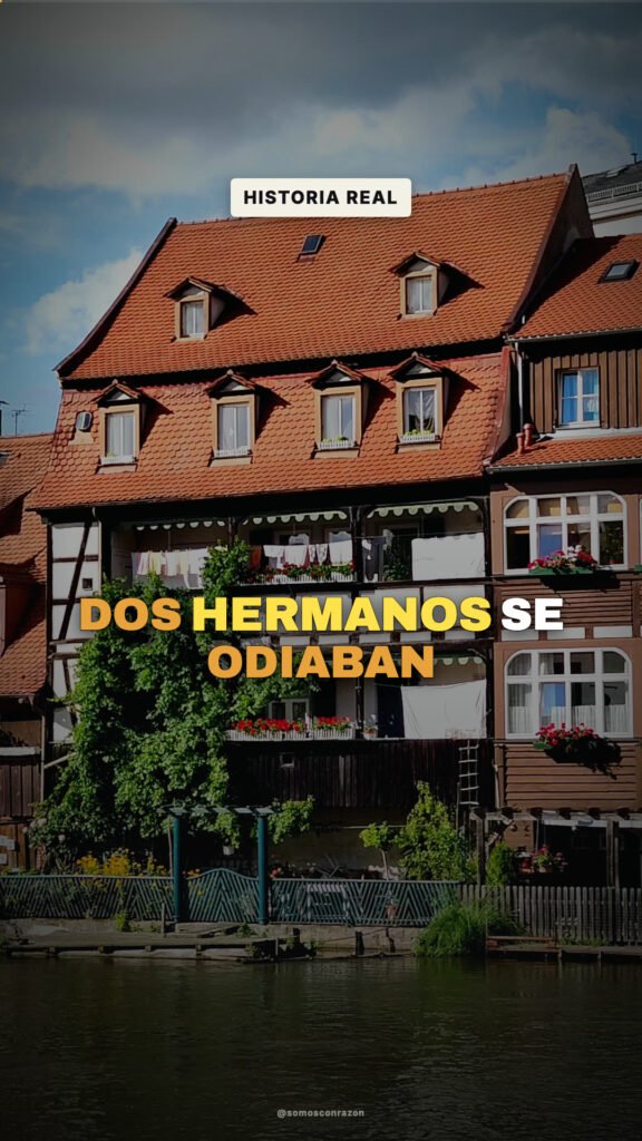 Dos hermanos se odiaban tanto que partieron su pueblo en dos