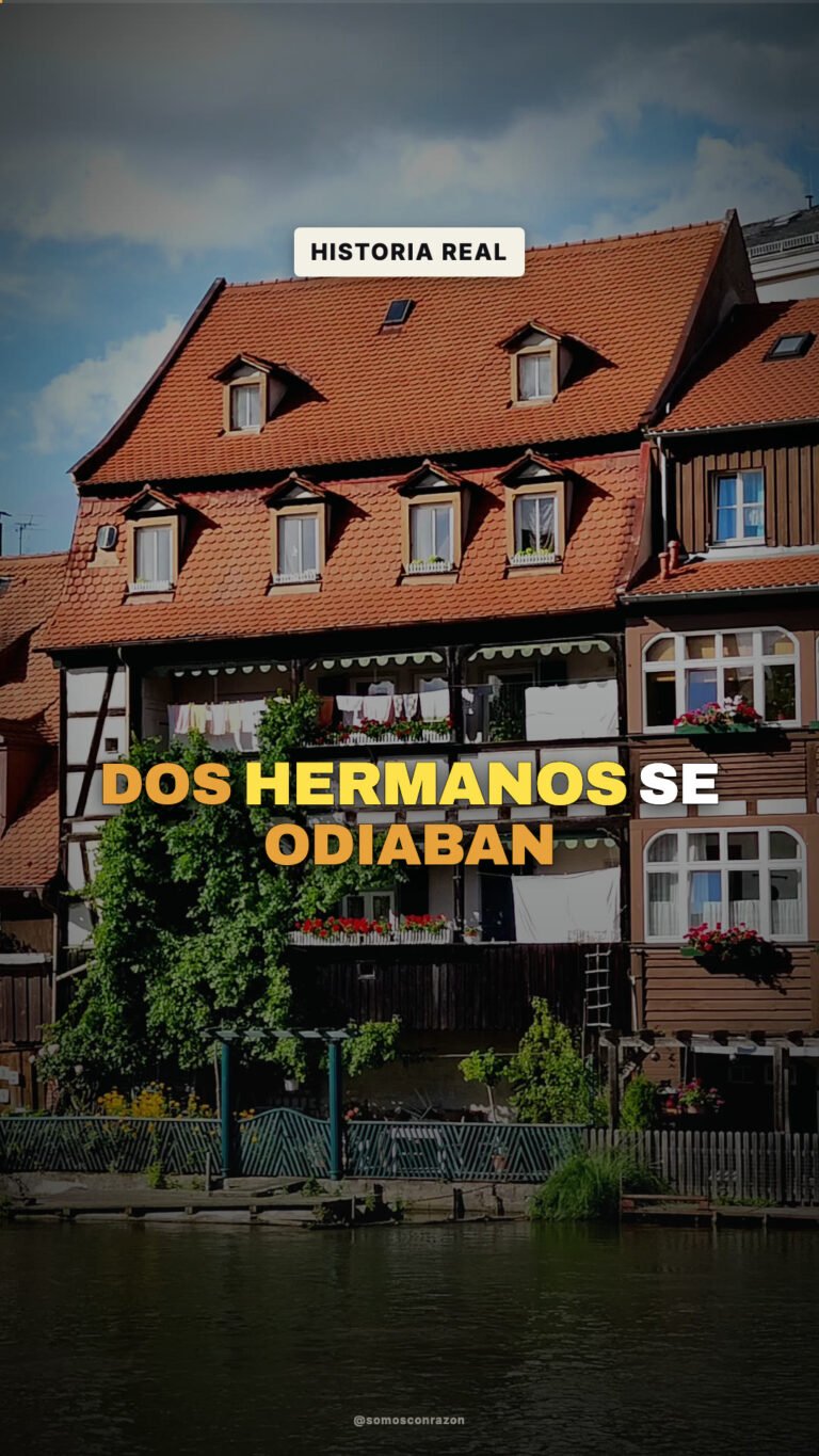 Dos hermanos se odiaban tanto que partieron su pueblo en dos