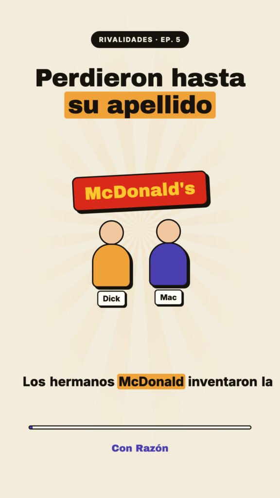 Inventaron McDonalds y perdieron hasta su apellido