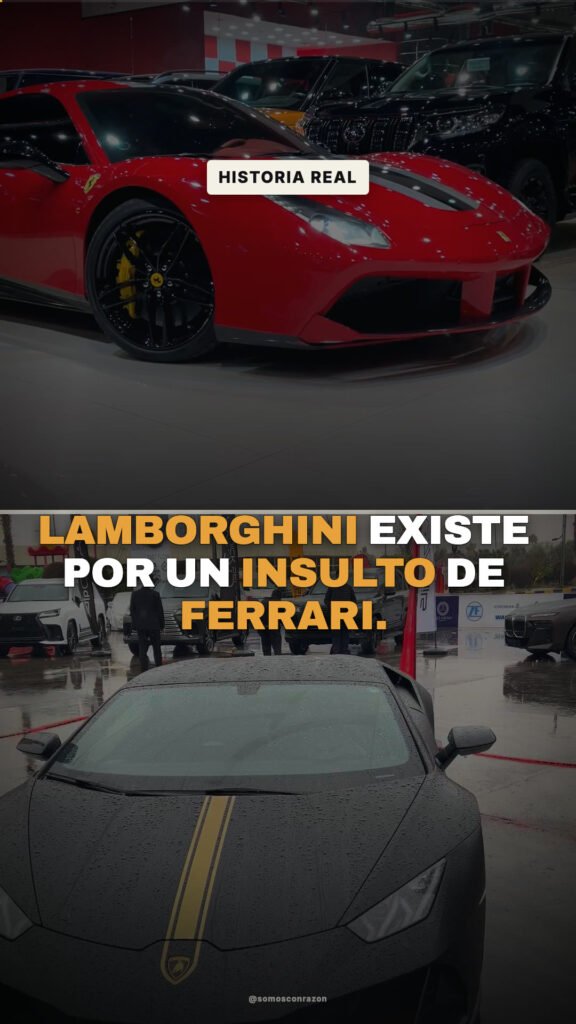 Lamborghini existe por un insulto de Ferrari